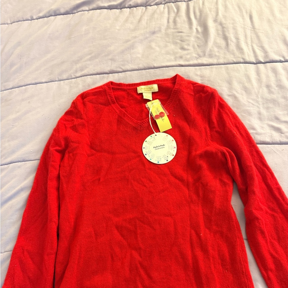 100% cashmere peck and peck new